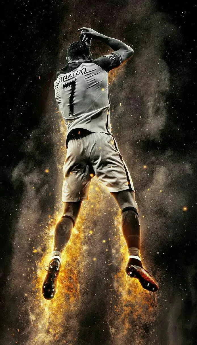 Cristiano Ronaldo Wallpapers with Smoke & Lights