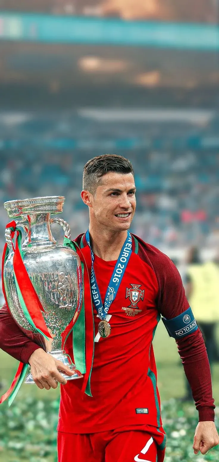 Cristiano Ronaldo Wallpapers With Trophy  Winner Moments