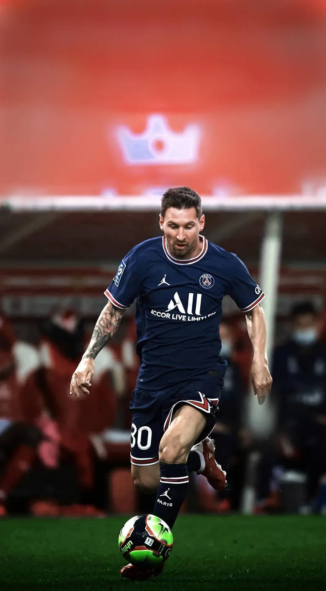 The Legendary Player In Football Lionel Messi Wallpaper