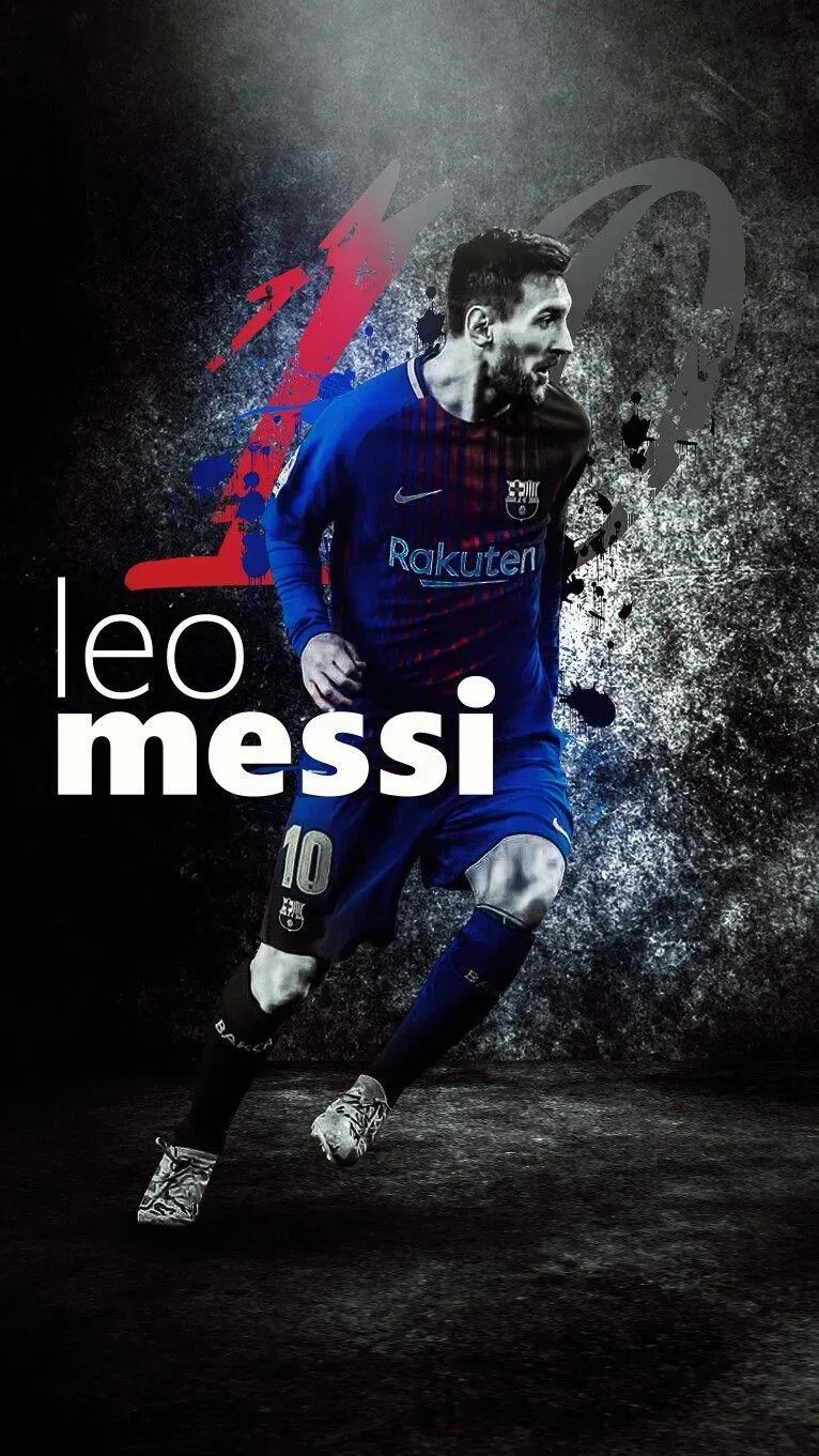 Leo Messi Mobile Art Portrait HD Wallpaper Free Download