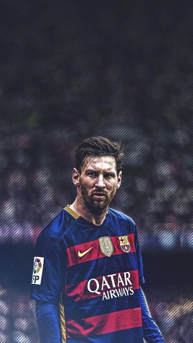 Lionel Messi In A Barcelona Jersey Iconic Wallpaper In 4K