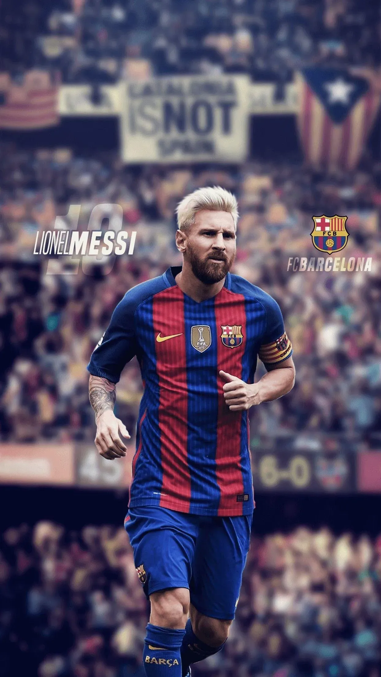 Lionel Messi Fc Barcelona Wallpaper HD Iconic Scene