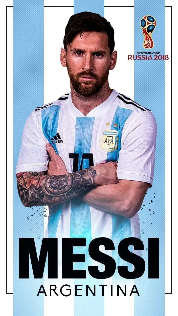 Lionel Messi Football Match Poster HD Mobile Wallpaper