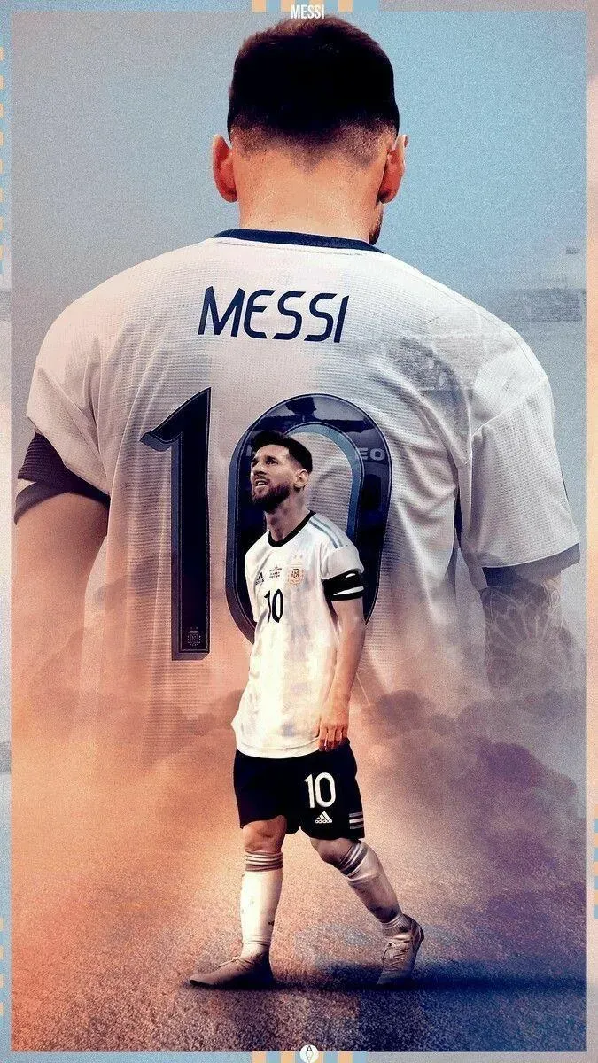 Lionel Messi The Heart And Soul Of Argentina Jersey Image