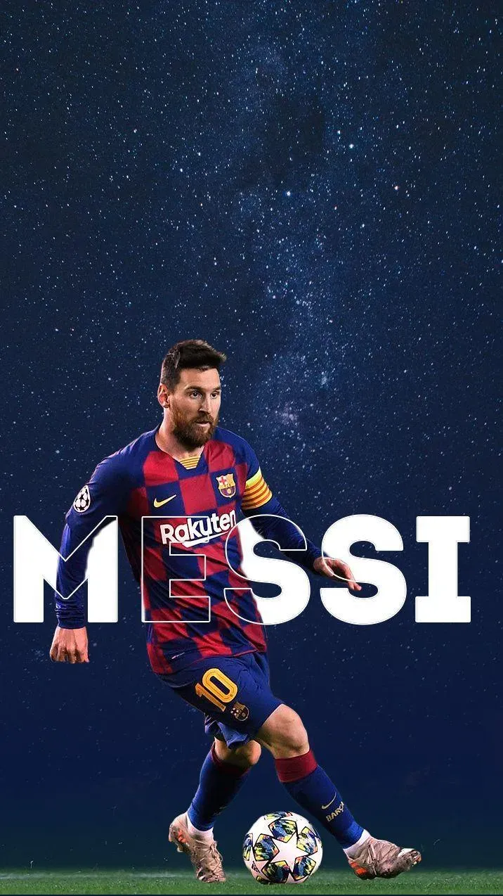 Lionel Messi Iconic Backside View on Ground Free Wallpaper