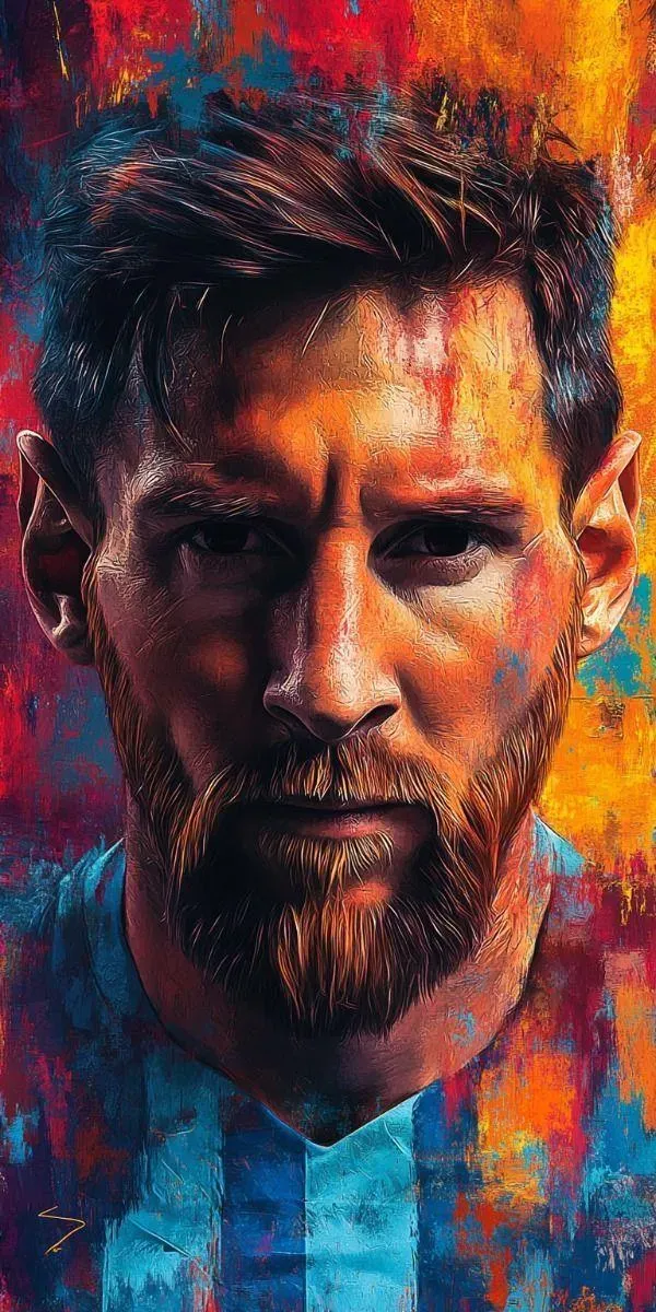 Lionel Messi Iconic Walk on The Football Ground HD Wallpaper