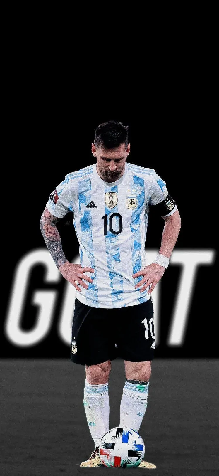 Lionel Messi Planning To Play Football HD Wallpaper