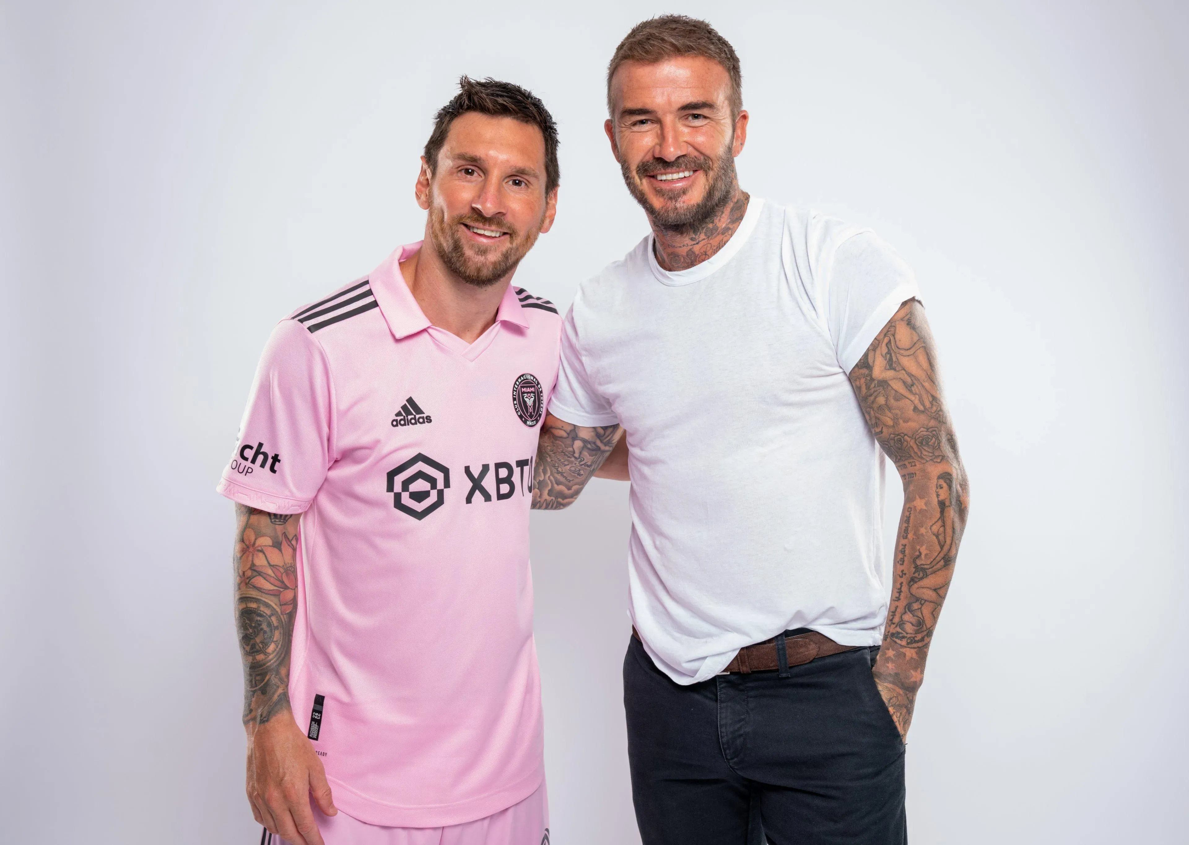 Messi And Beckham Together HD Wallpaper Free Download