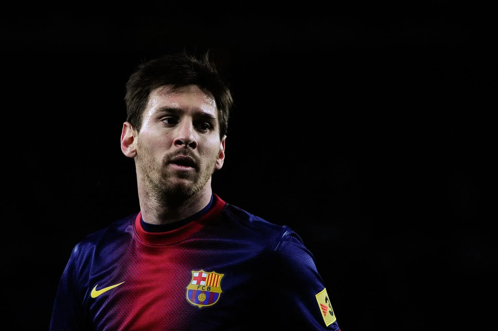 Messi In Fc Barcelona Match Looking Back HD Wallpaper