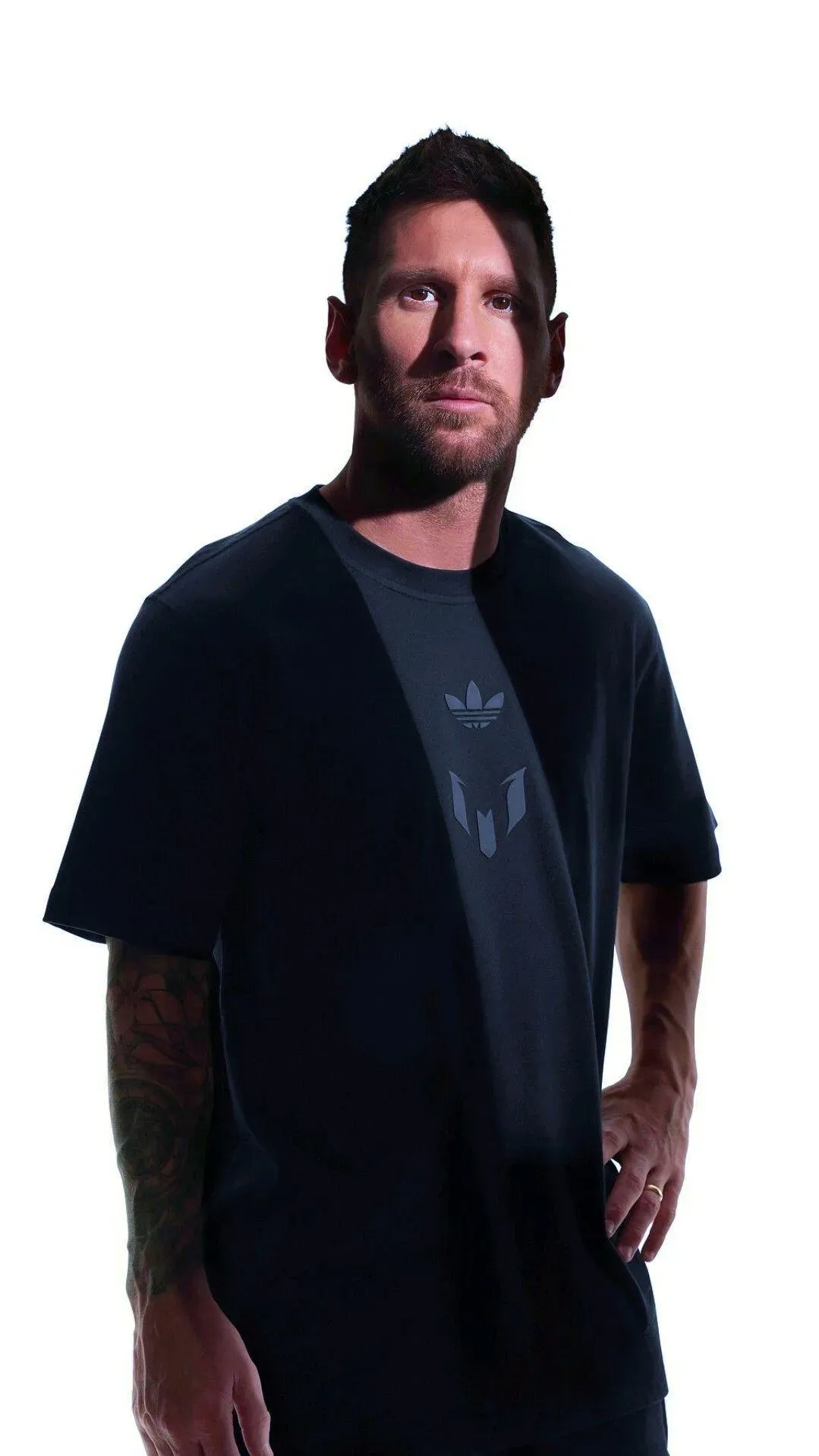 Messi With A White Background HD Wallpaper Free Download