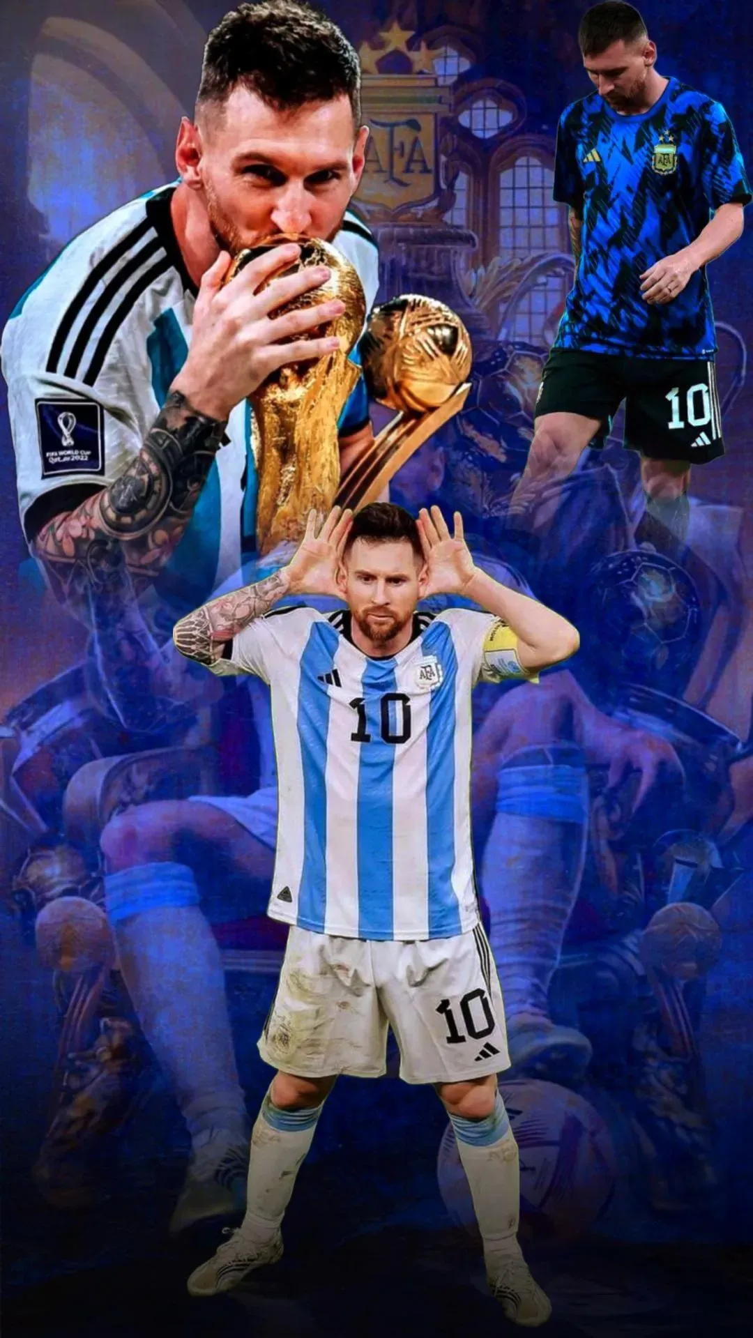 Mobile Wallpaper For Fan Made Lionel Messi Hd Free Download