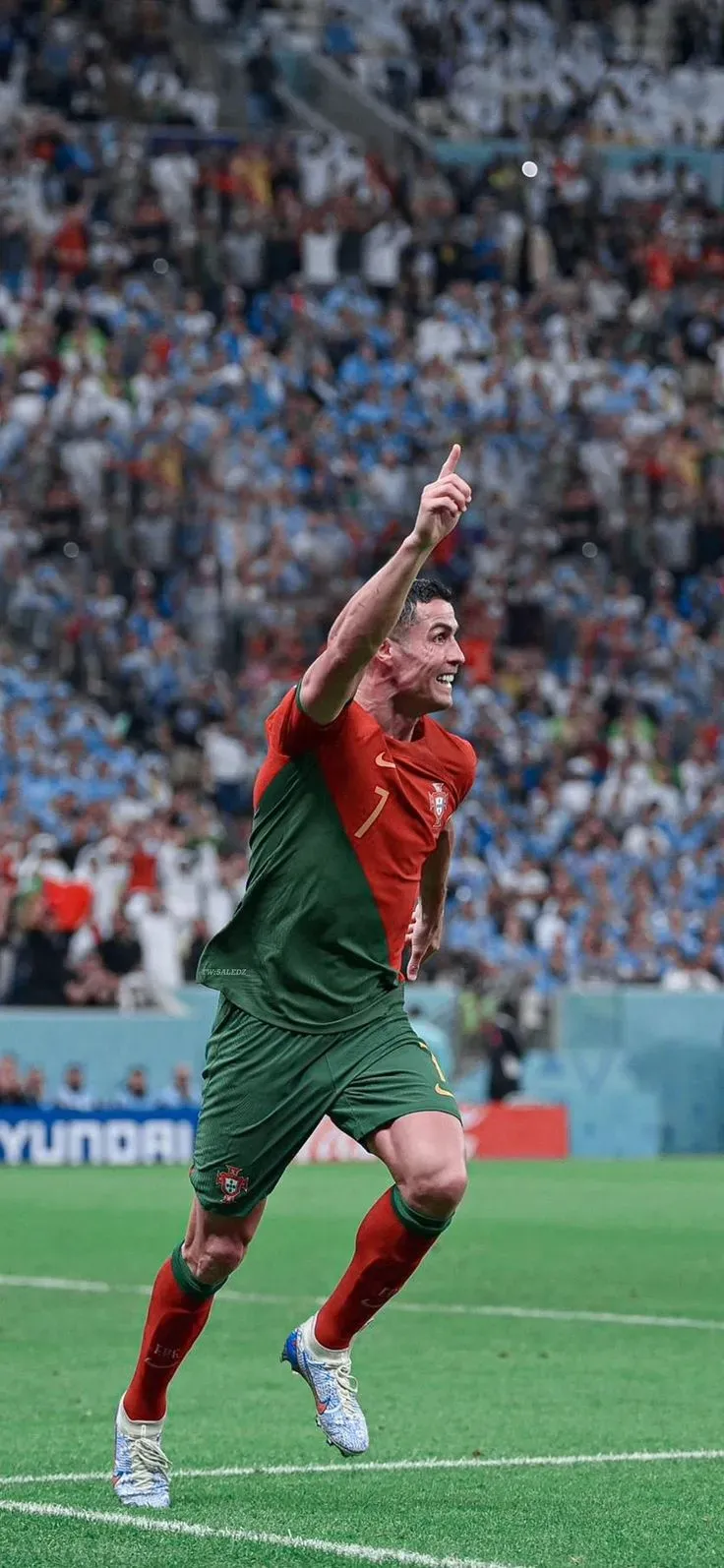 Ronaldo Wallpapers Crowd Waves Flags