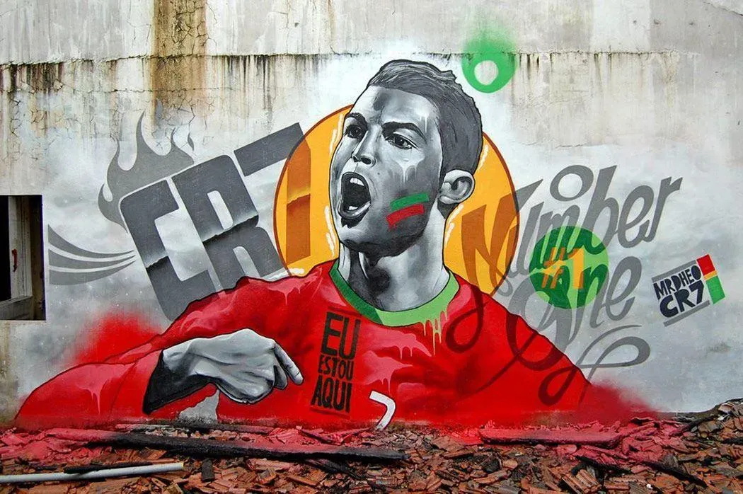 Cristiano Ronaldo Wallpapers in Street Graffiti