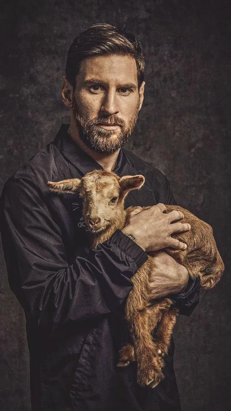 Two Goat In One Frame Lionel Messi HD Mobile Wallpaper