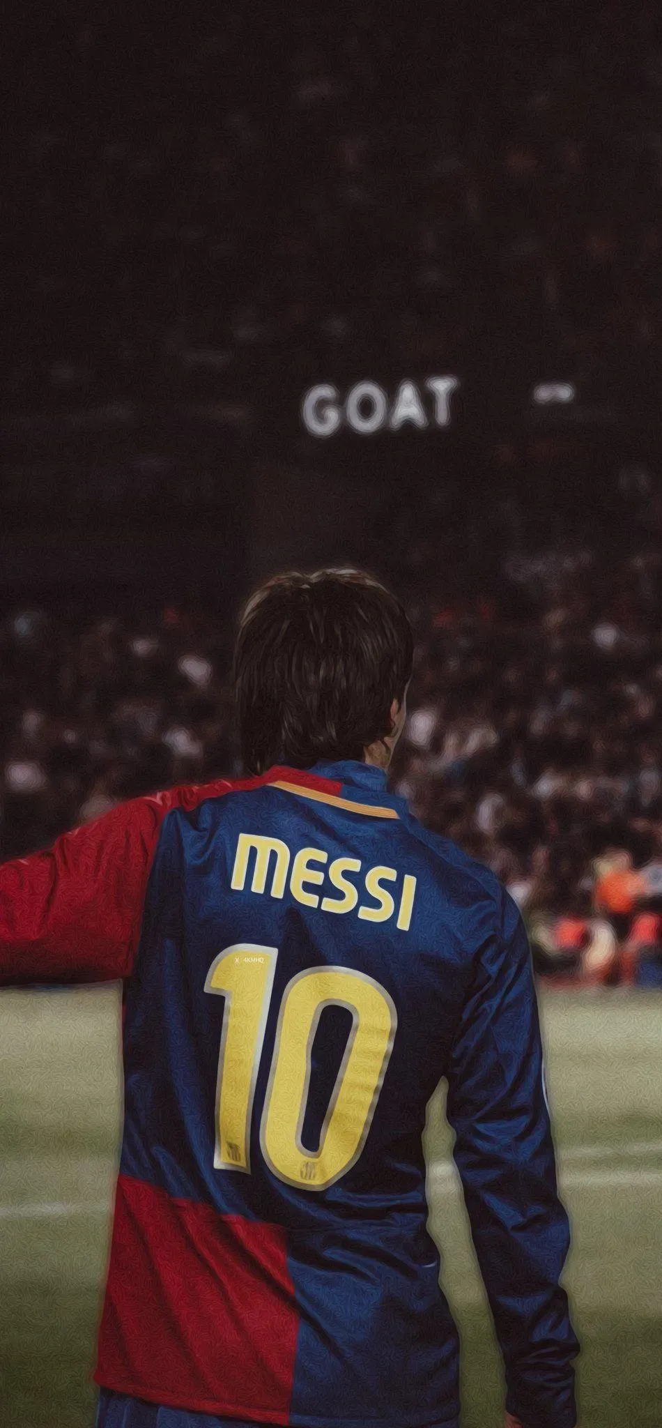 Young Goat In The Barcelona Team Lionel Messi HD Wallpaper