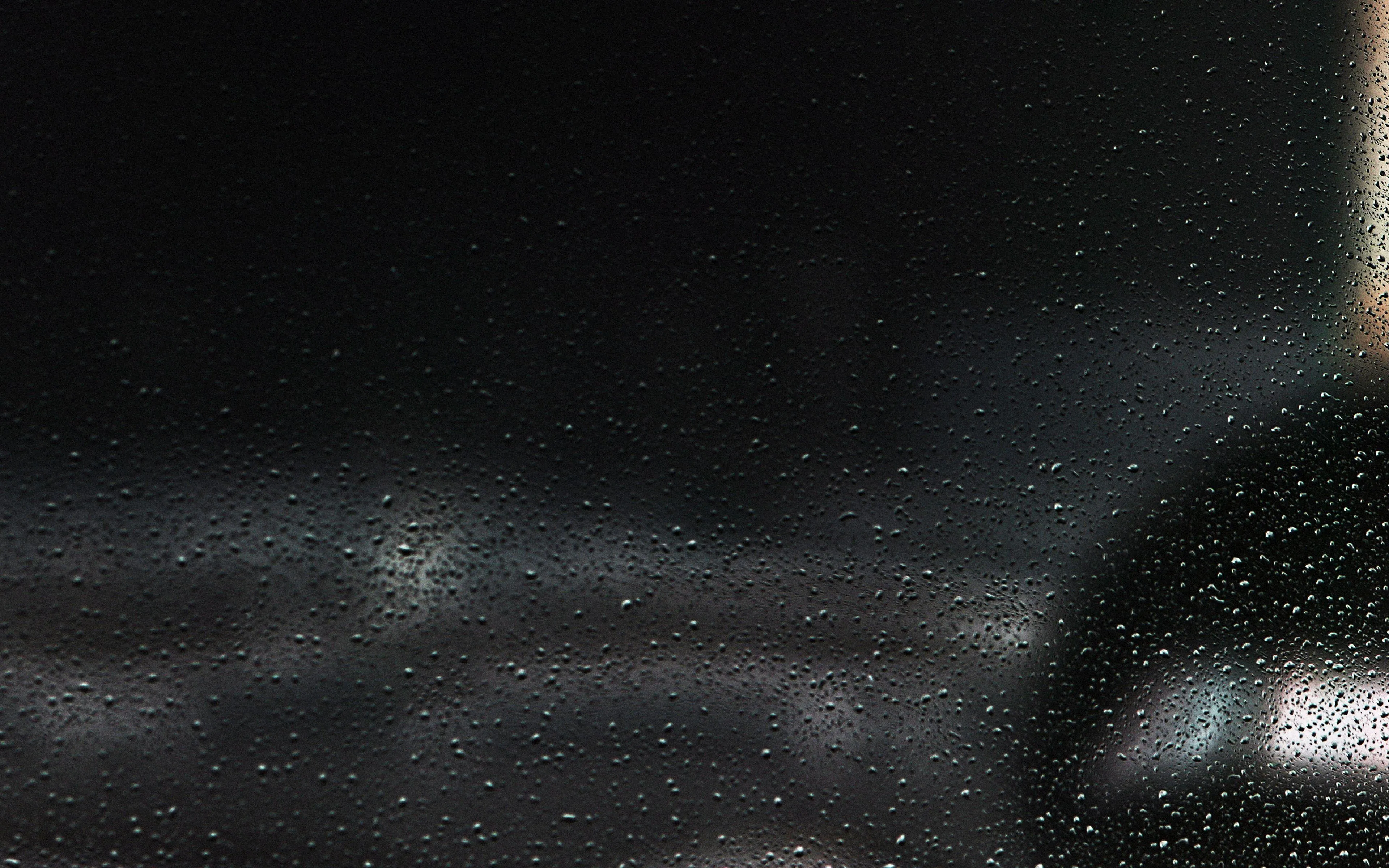 Dark Rainy Tunnel View with Motion Blur and Headlights