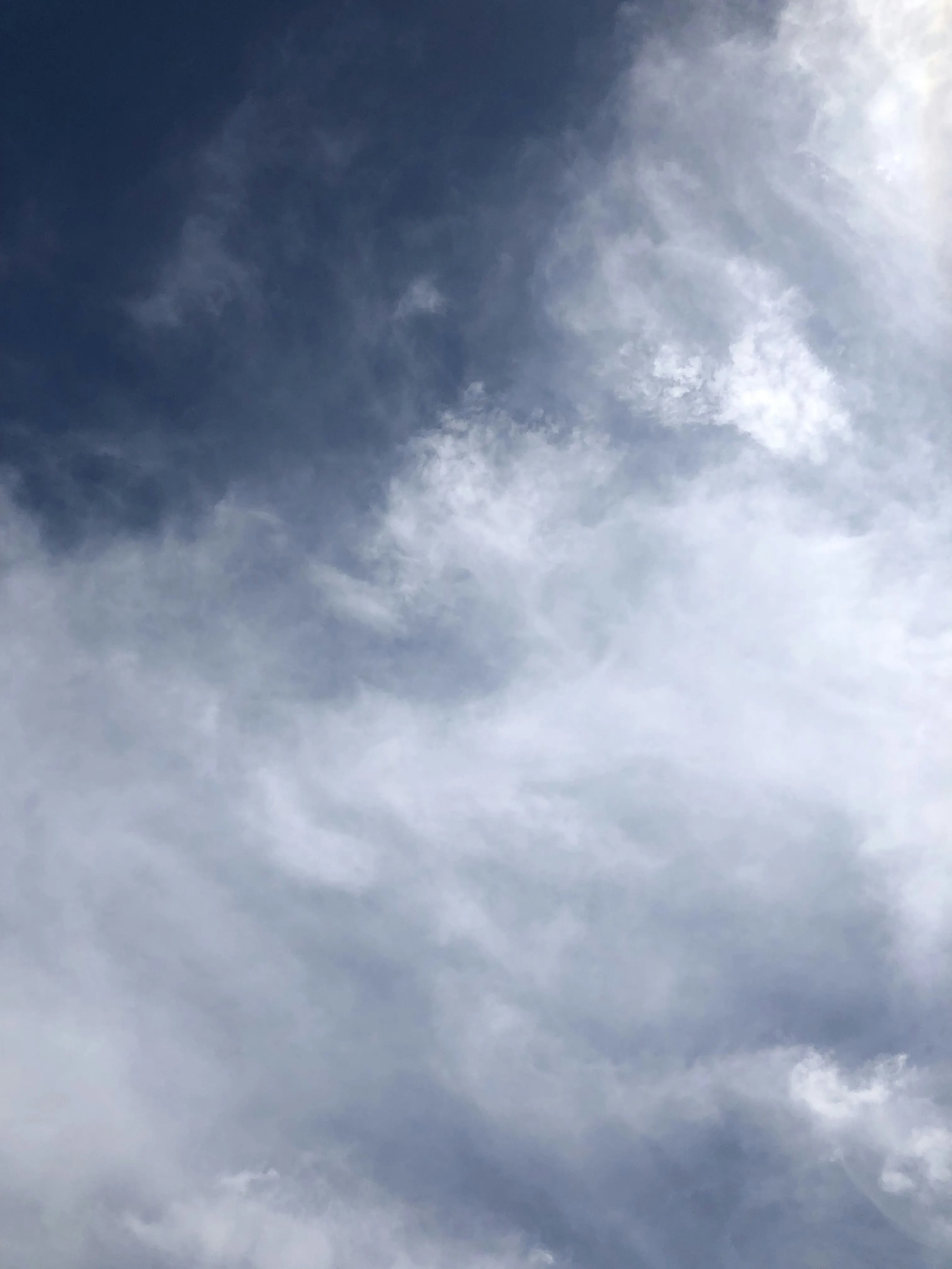 Dramatic Gray Clouds Gathering Over the Landscape Image