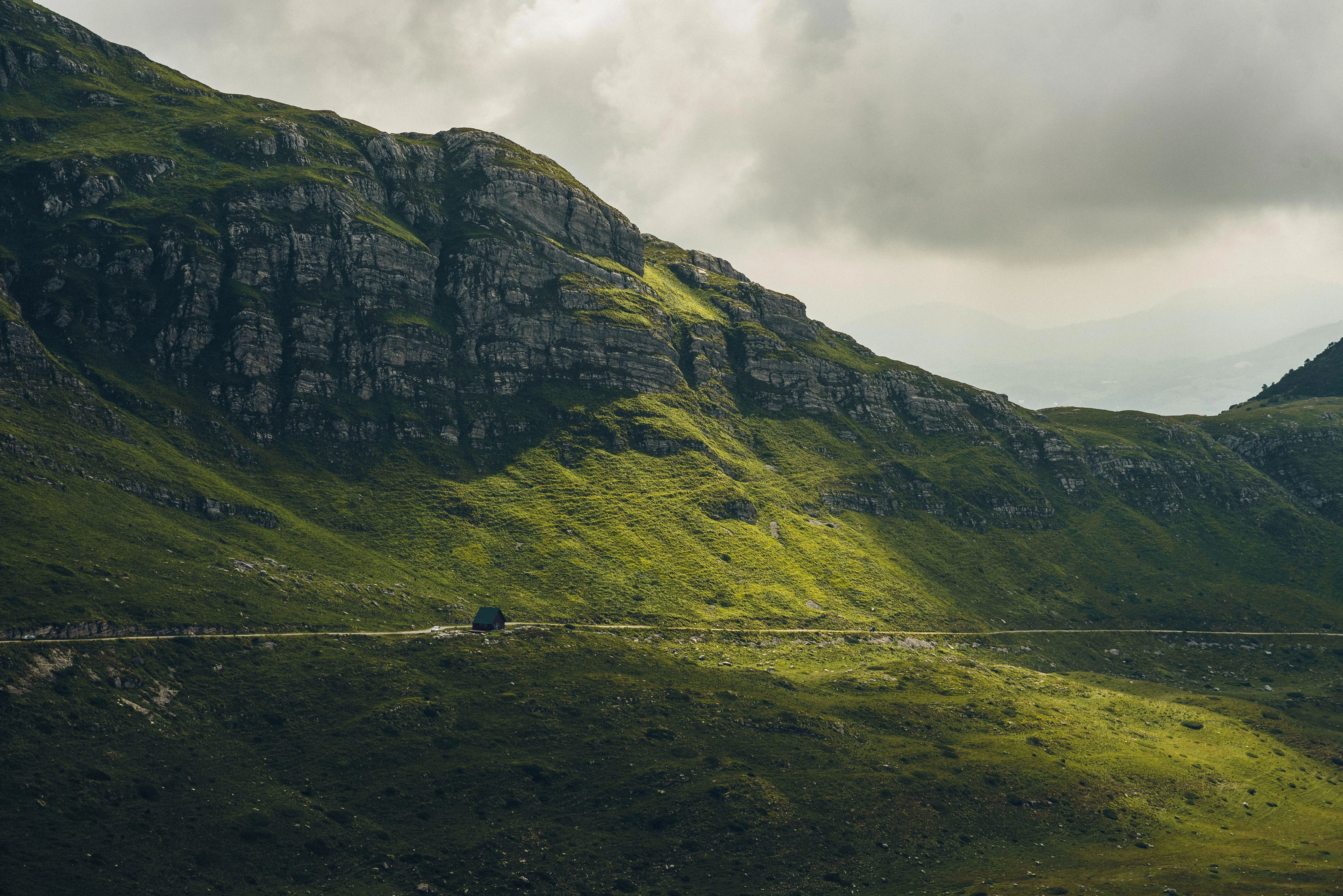 Fog Rolling Over Green Mountain Ridge and Forest image