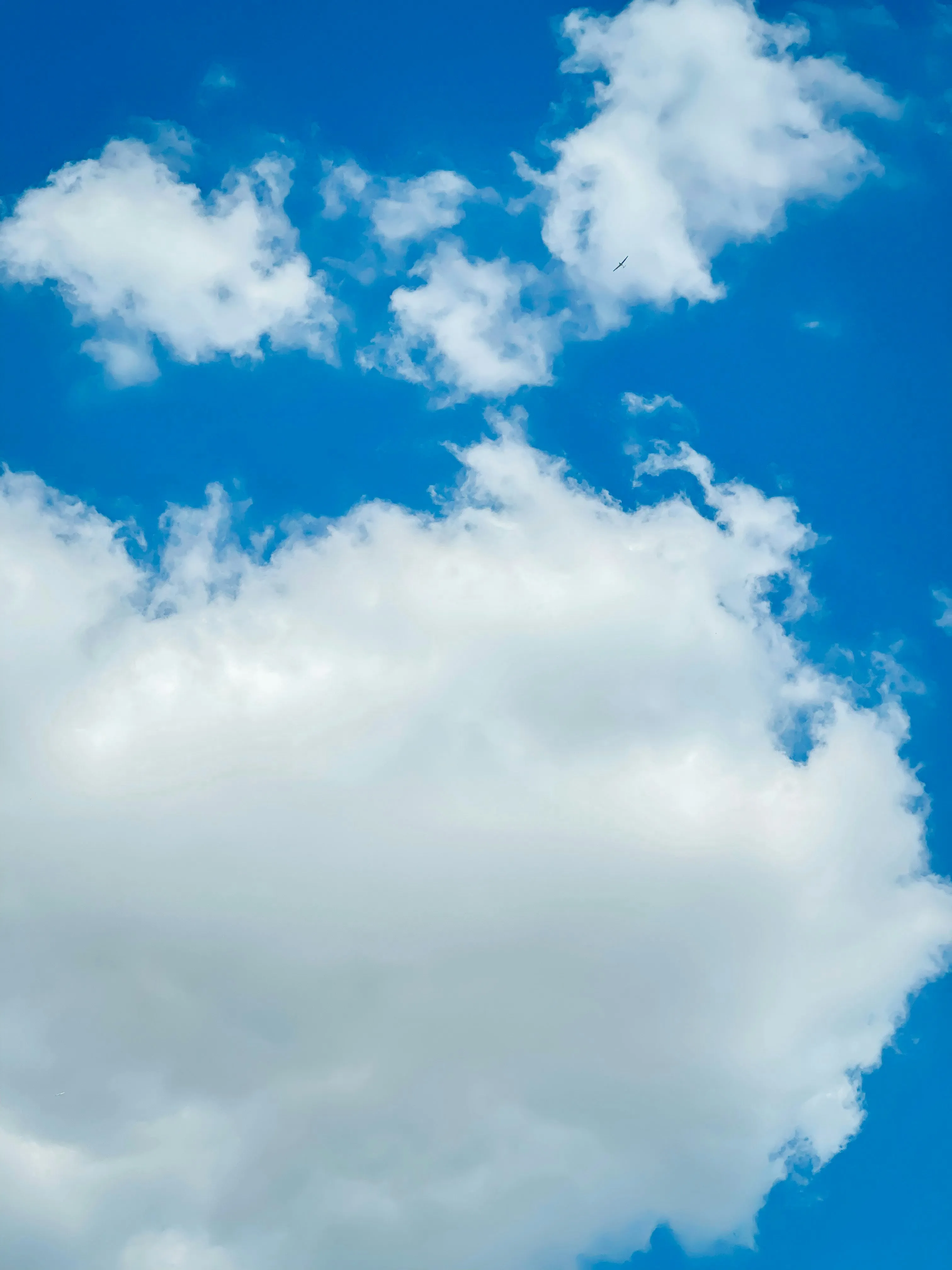 Giant Cumulus Cloud Soaring Against a Bright Sky Image