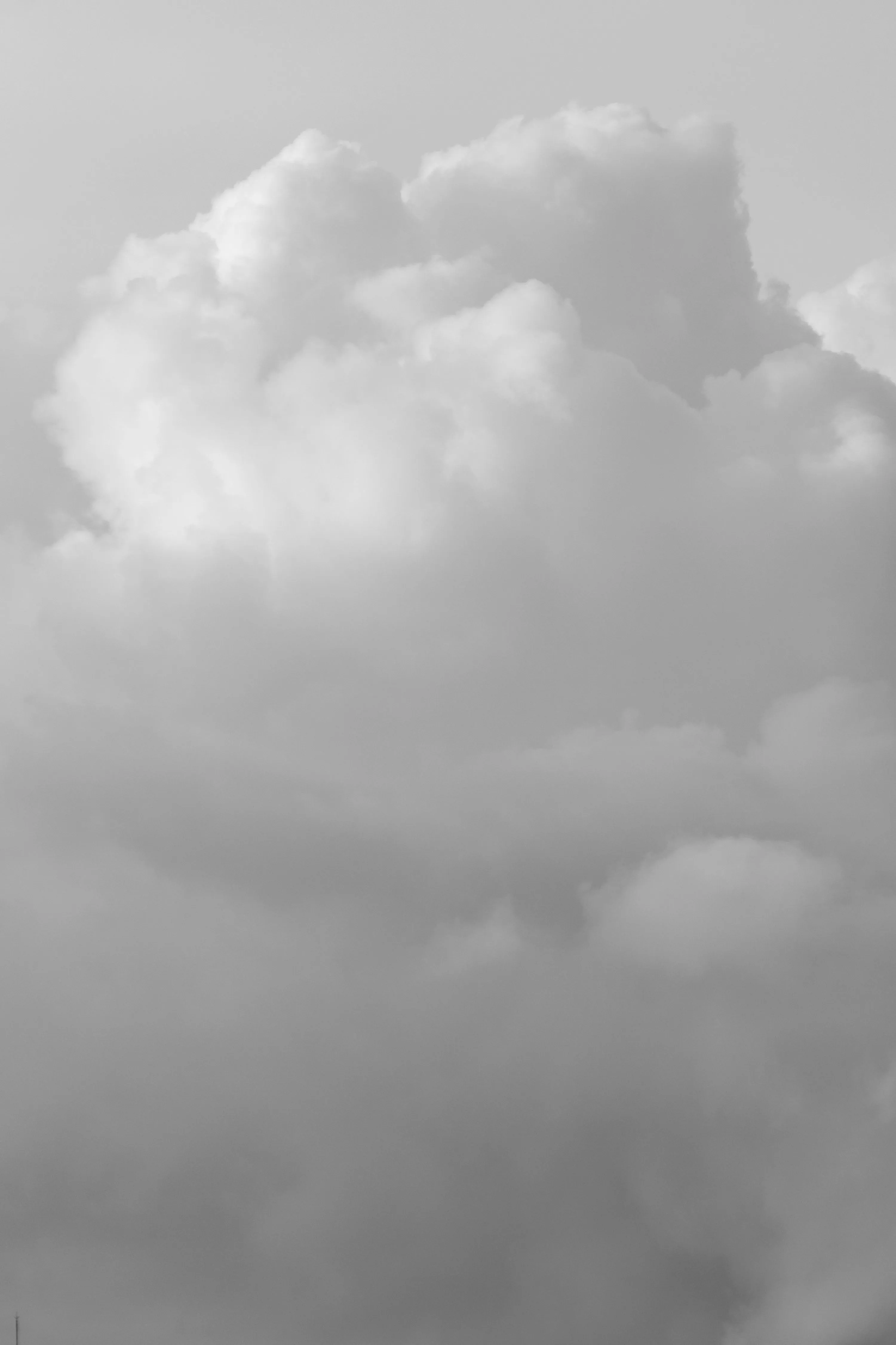 Grey Clouds Gathering in Sky Before Heavy Rainfall Image
