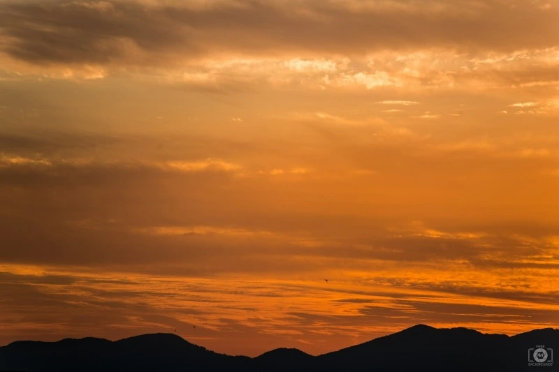 High-resolution images of orange Sunset signifies peace