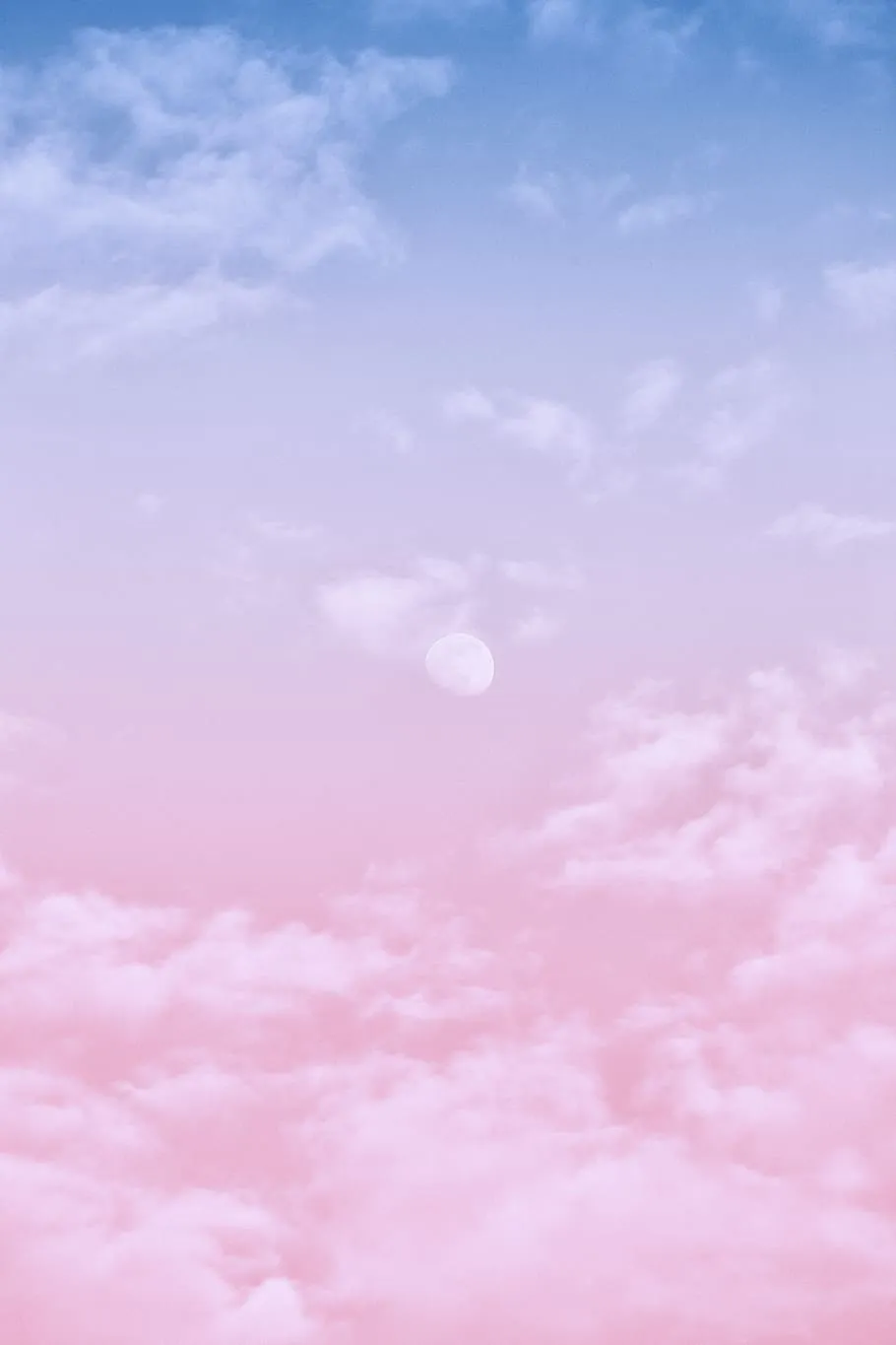 Pink Tinted Clouds Creating a Dreamy Soft Sky Backdrop