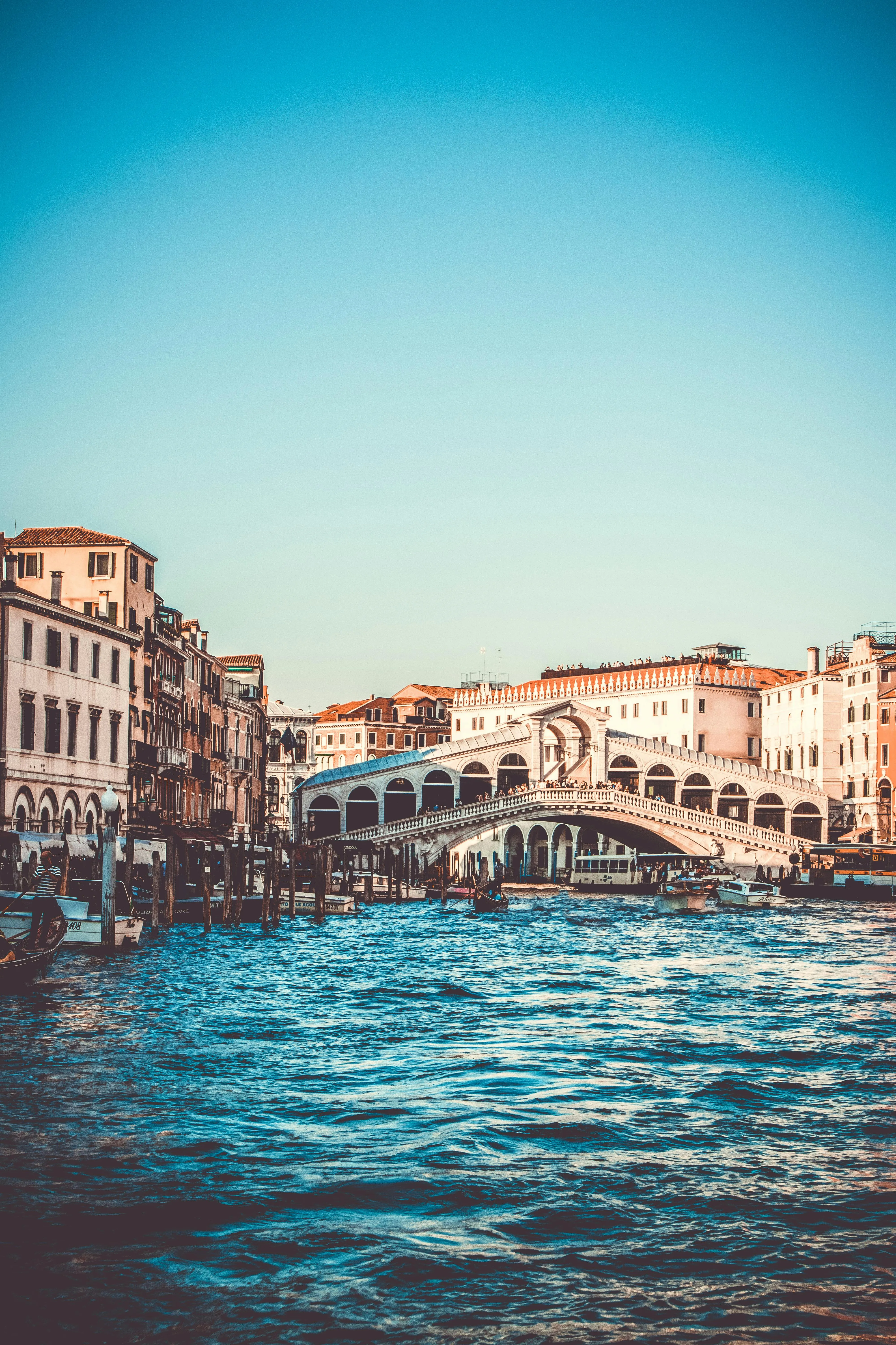Scenic View of Venice with Beautiful Blue Waters and Buildings