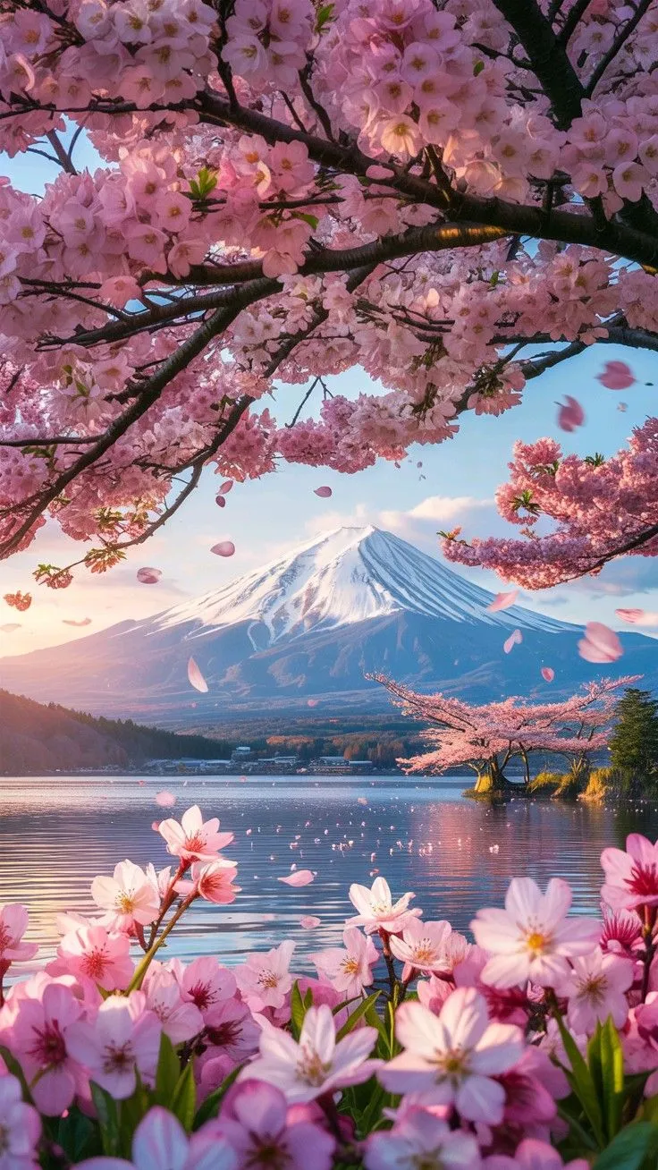 Blooming Cherry Blossom Wallpaper for Mobile in HD