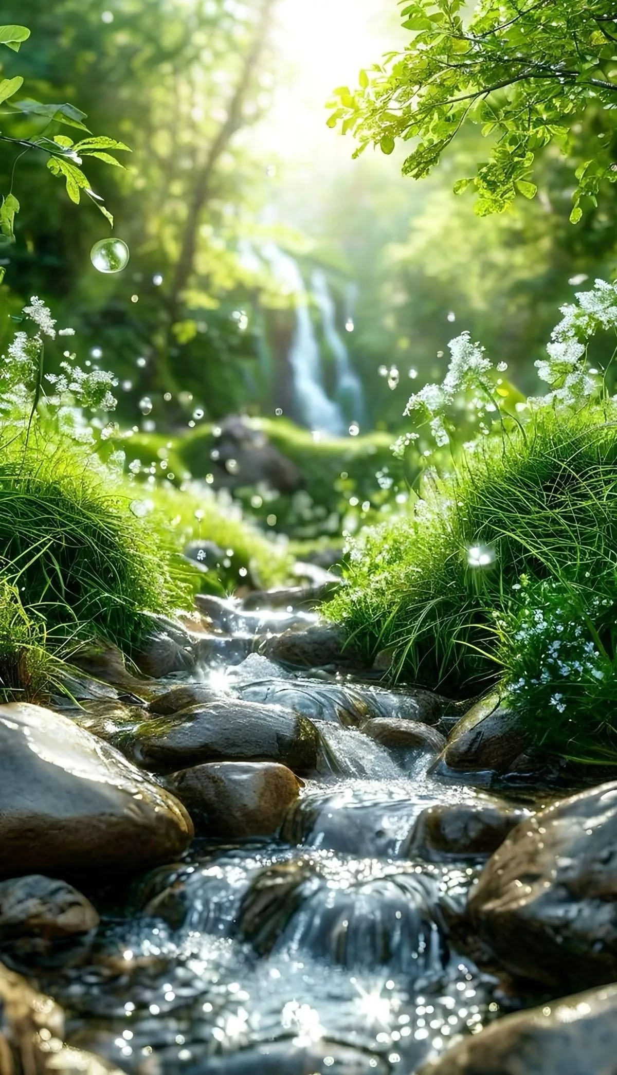 Forest Path Nature Mobile Wallpaper in HD