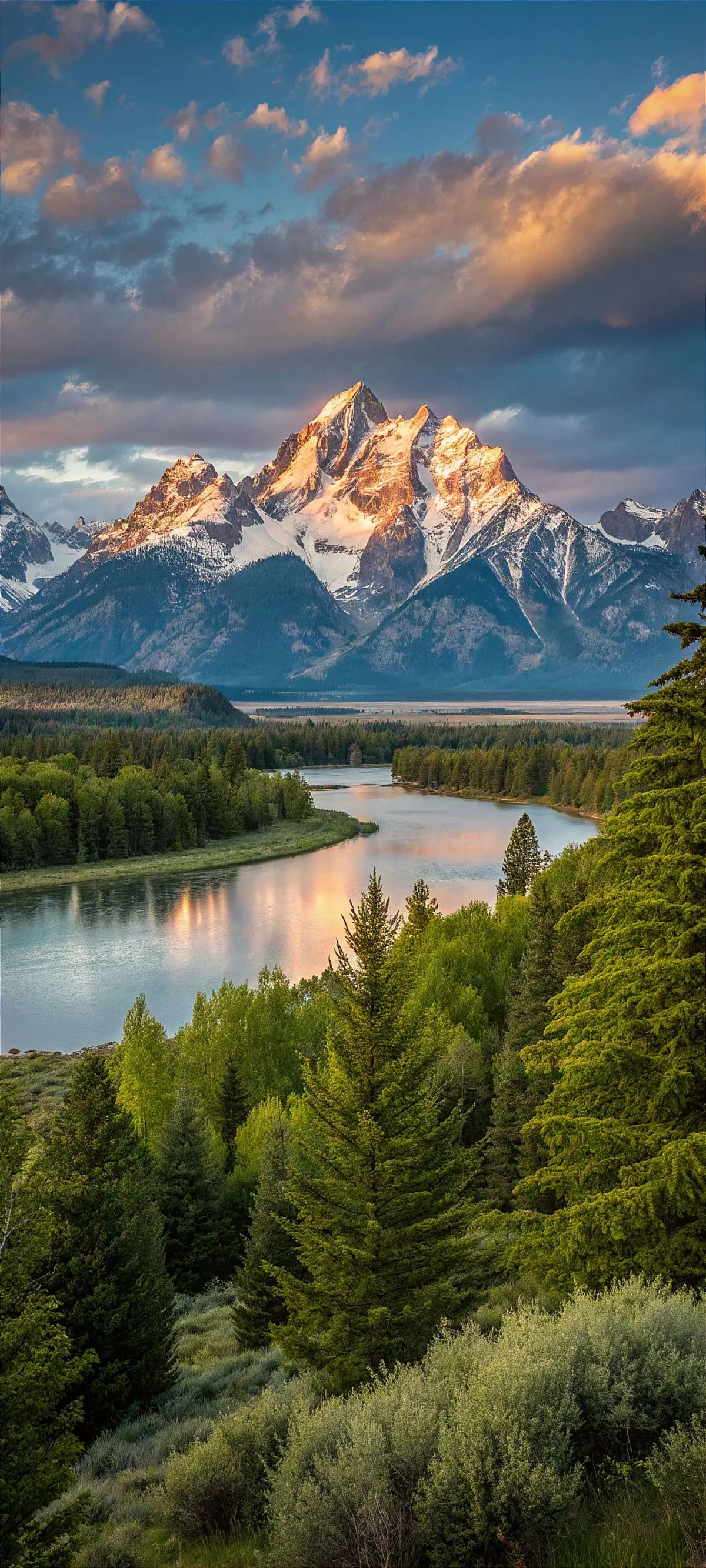 Lake View Nature Mobile Wallpaper HD