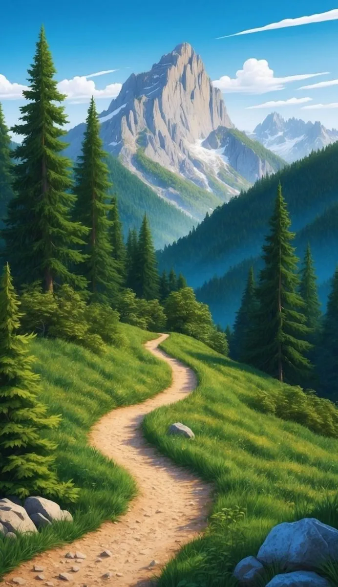 Mountain Wallpapers Gentle River Crossings