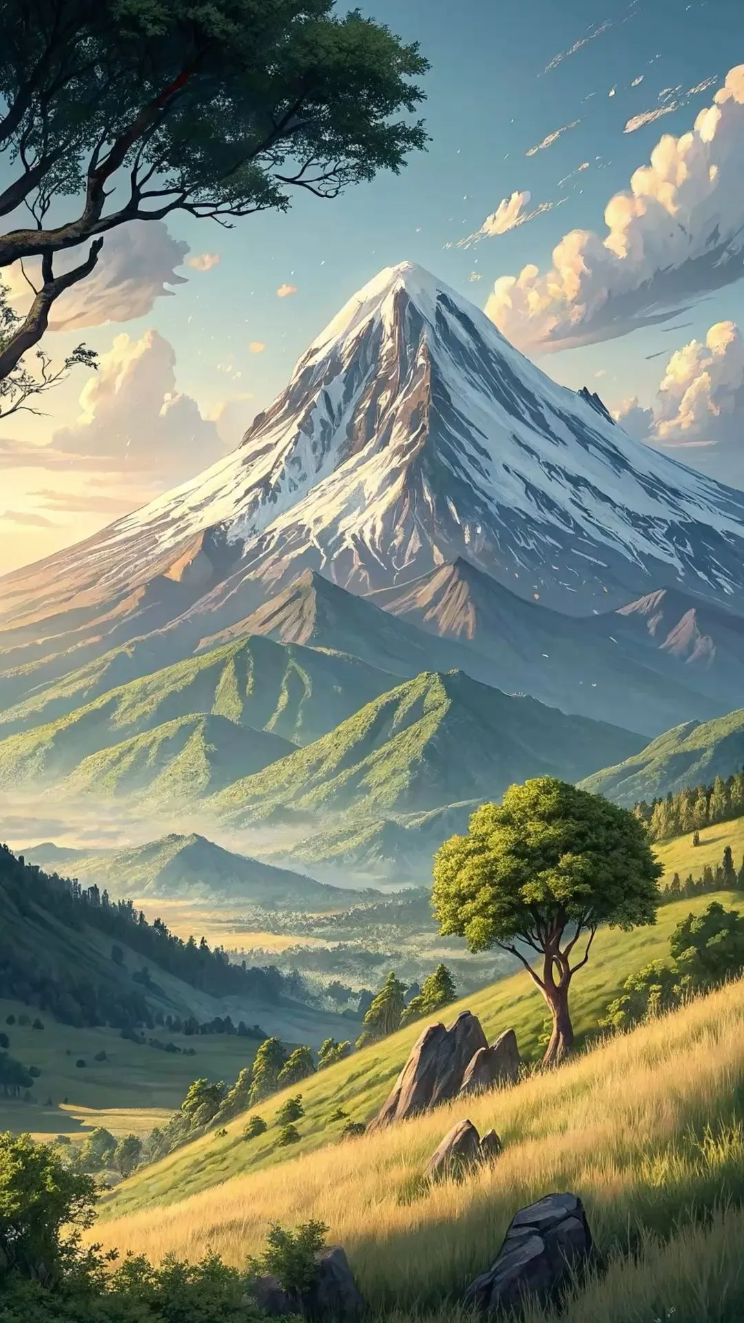 Mountain Wallpapers Snow Capped Twilight Views