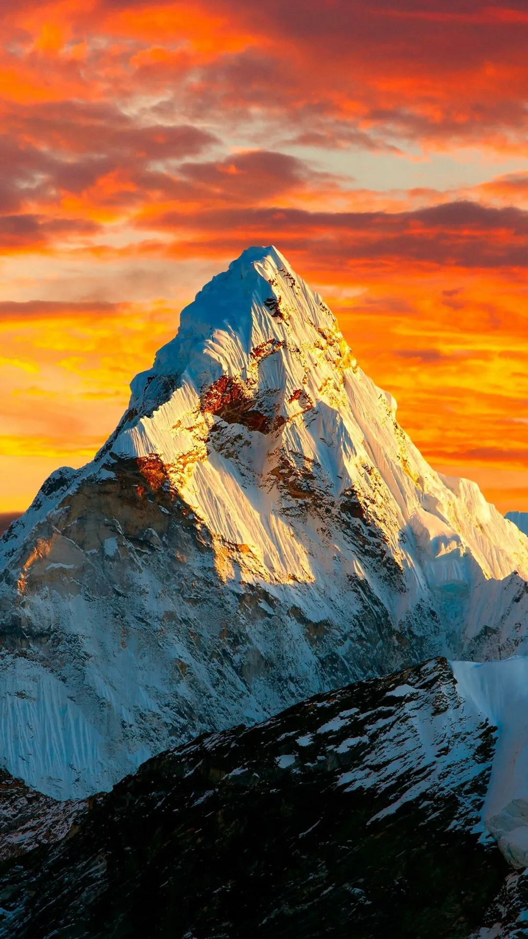 Mountain Wallpapers Sunset Over Ridge Lines