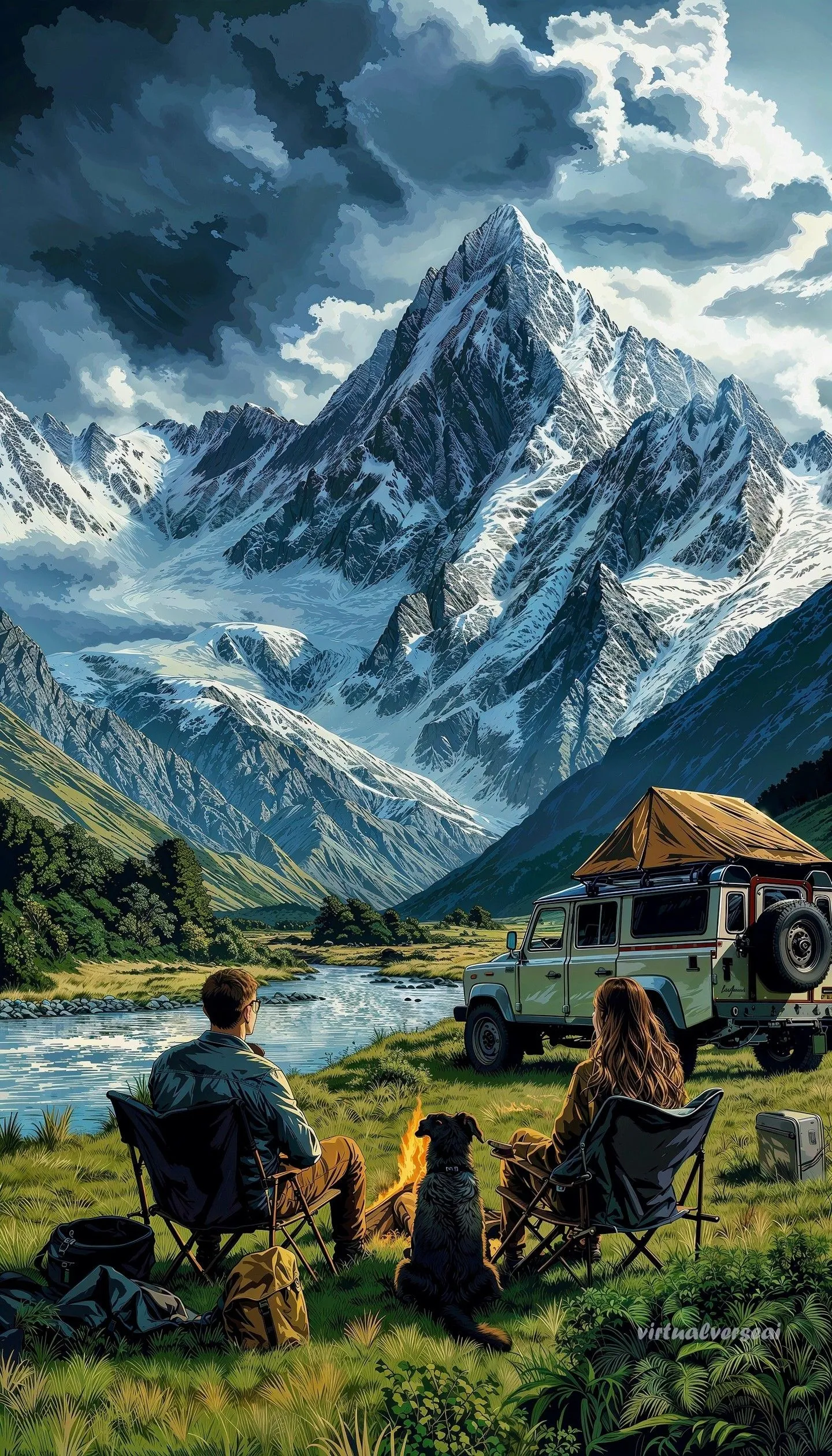 Mountain Wallpapers Chilly Blue Ice Valleys