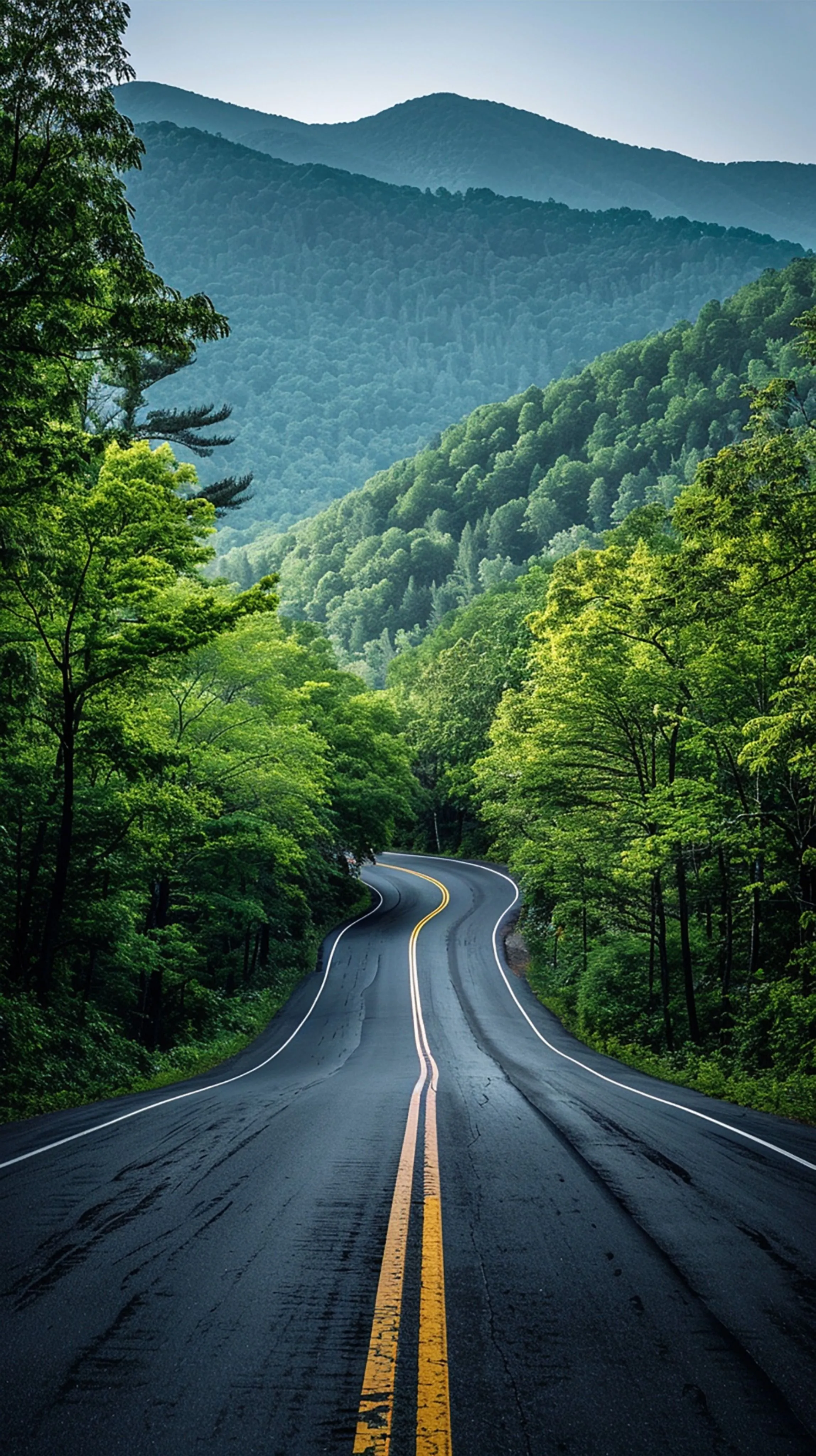 Mountain Wallpapers Nightfall Over Cliffs
