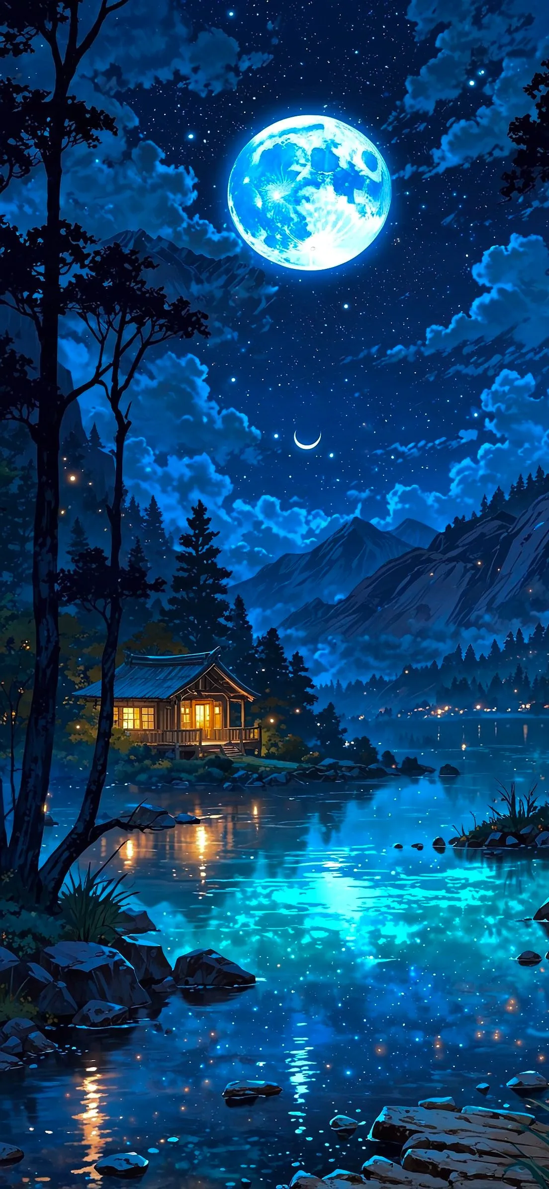 Night Sky Nature Mobile Wallpaper HD