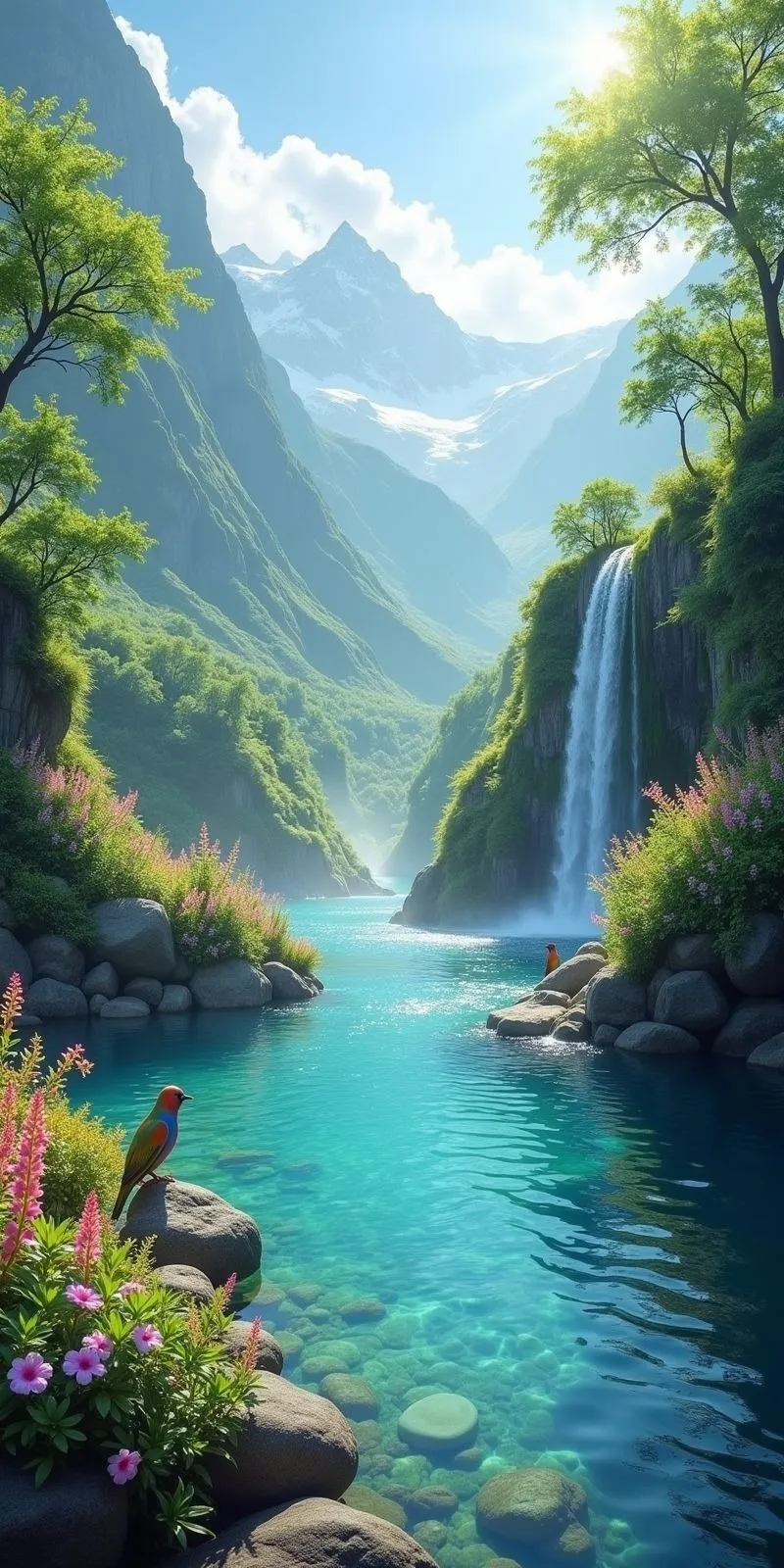 River Nature Mobile Wallpaper for Phones