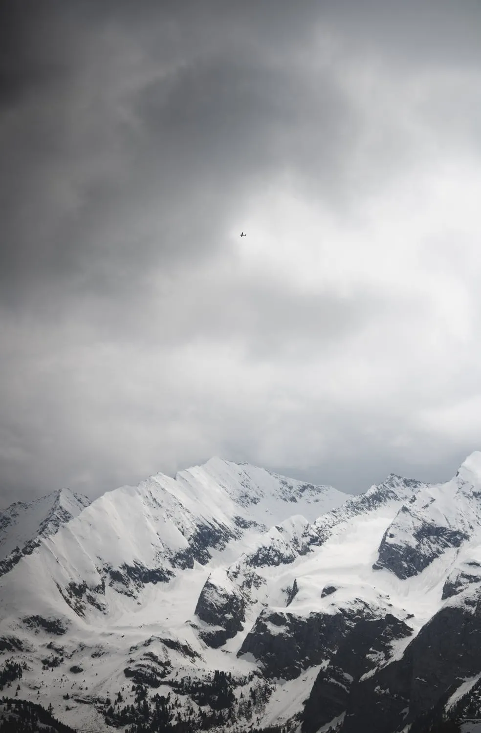 Snowy Mountain Hd Wallpaper