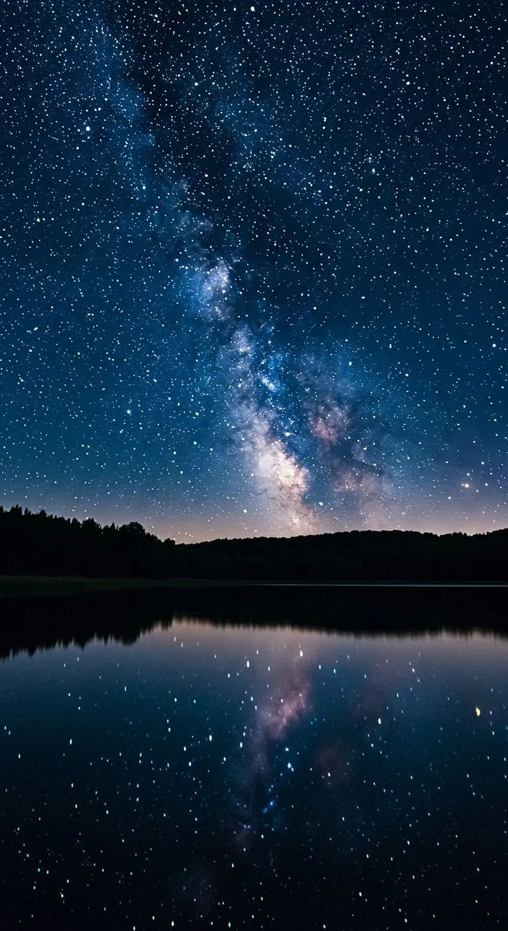 Starry Night Sky Nature Mobile Wallpaper HD Download