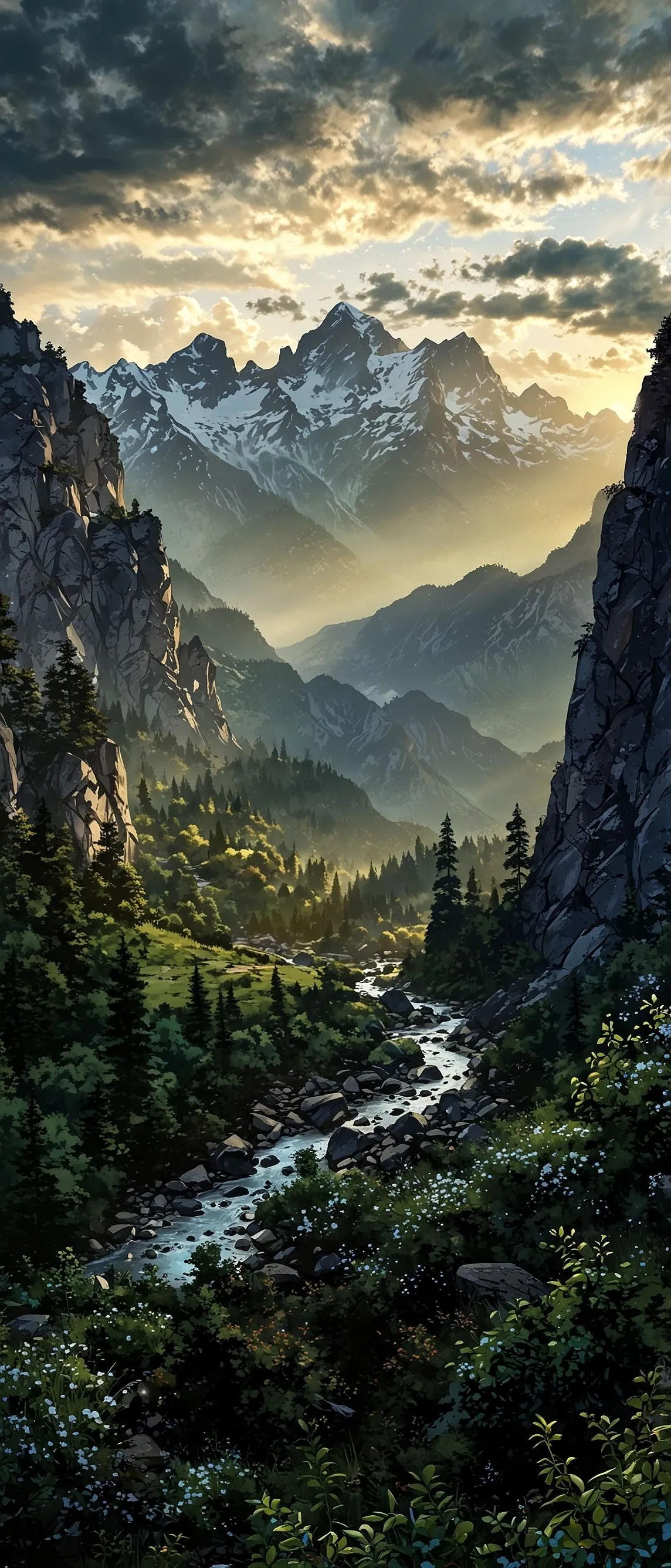 Wild River Rapids Mobile Nature Wallpaper HD