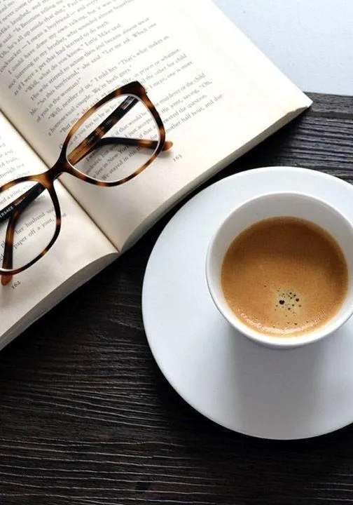 A Hot Coffee and a Book Make the Best Morning Routine