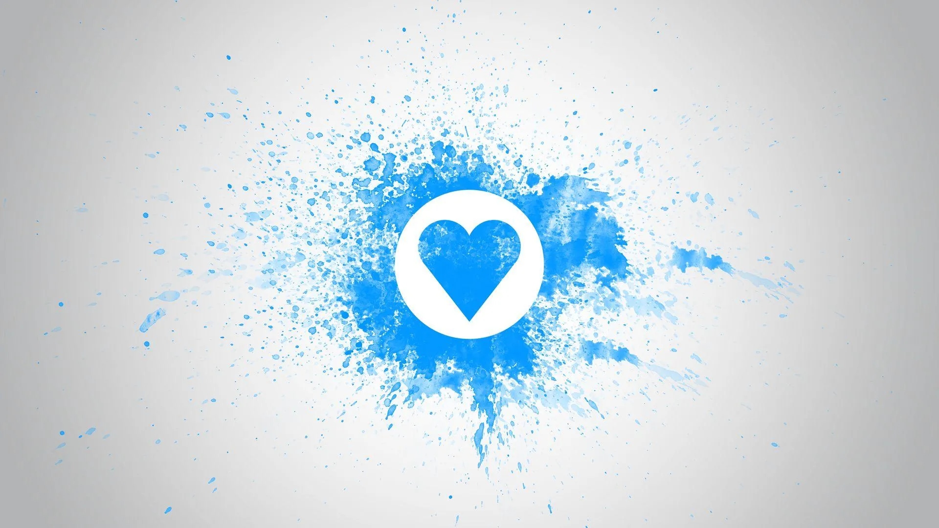 Blue Heart Symbol of Trust Loyalty and Pure Love Wallpaper