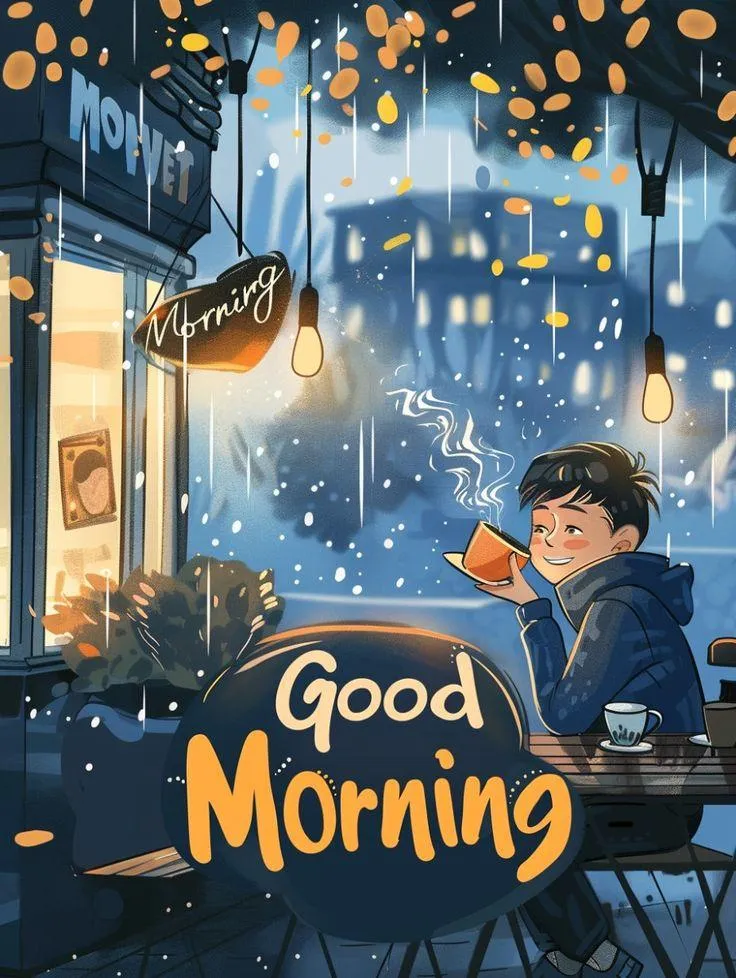 Bright City Lights Inspire a Strong Morning Start Image