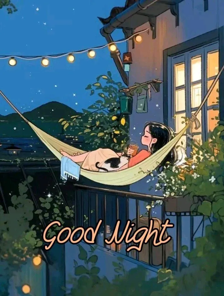 Bright Pink Heart Message for a Lovely New Night Wallpaper