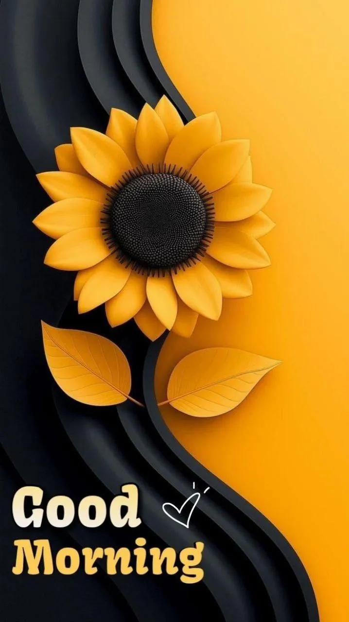 Bright Sunflower with Elegant Modern Text Wallpaper