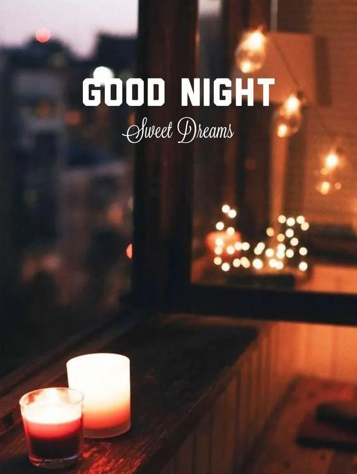 Candle and Stars for a Silent and Peaceful Good Night