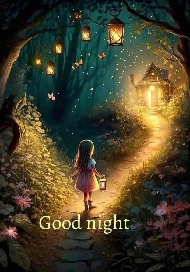 Candle Flame in Darkness with Spiritual Good Morning