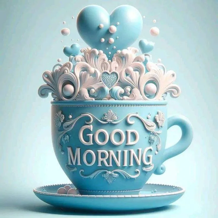 Coffee Cup with Good Morning Text Free Hd Walllpaper