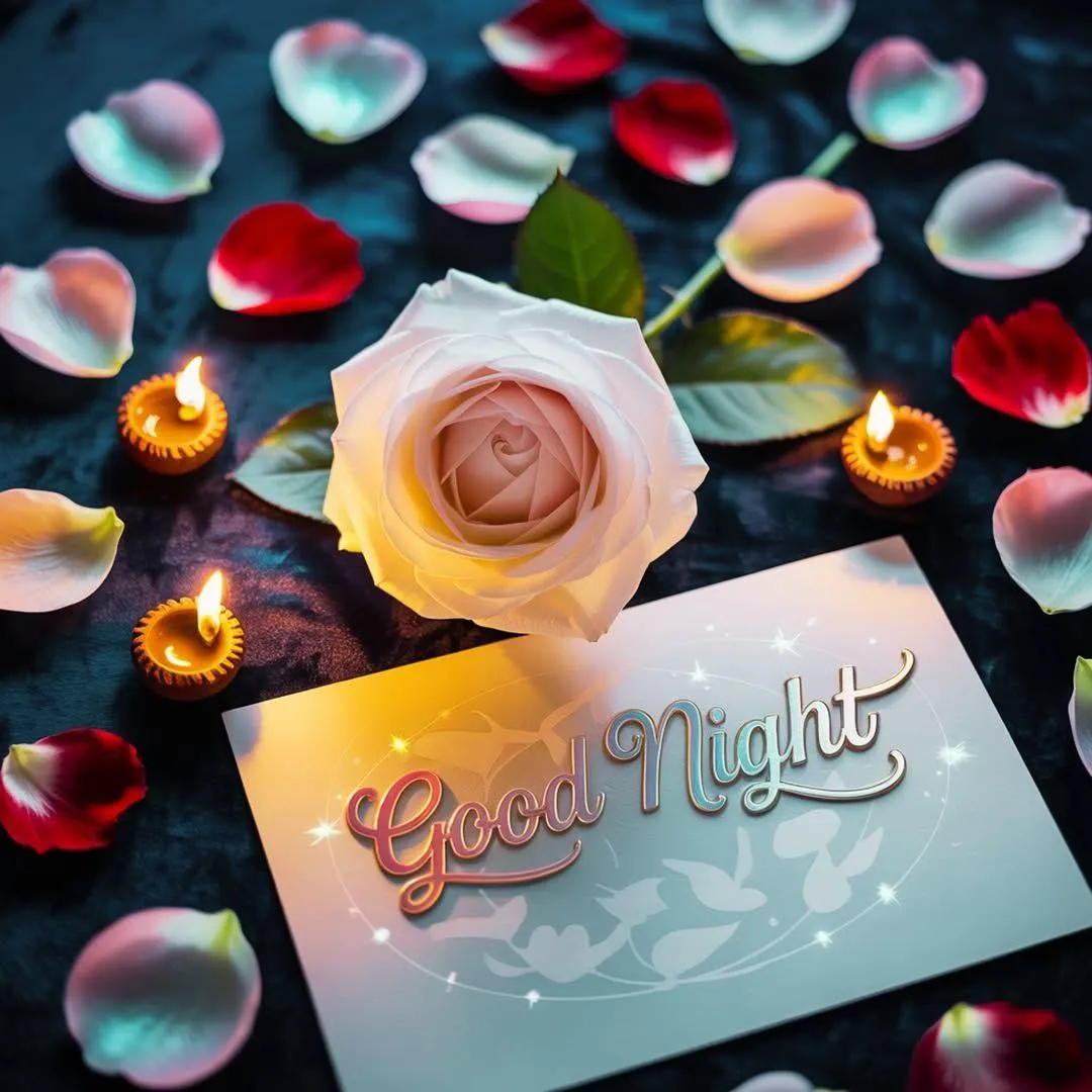 Coffee Mug with Card on Dark Floral Background Wallpaper