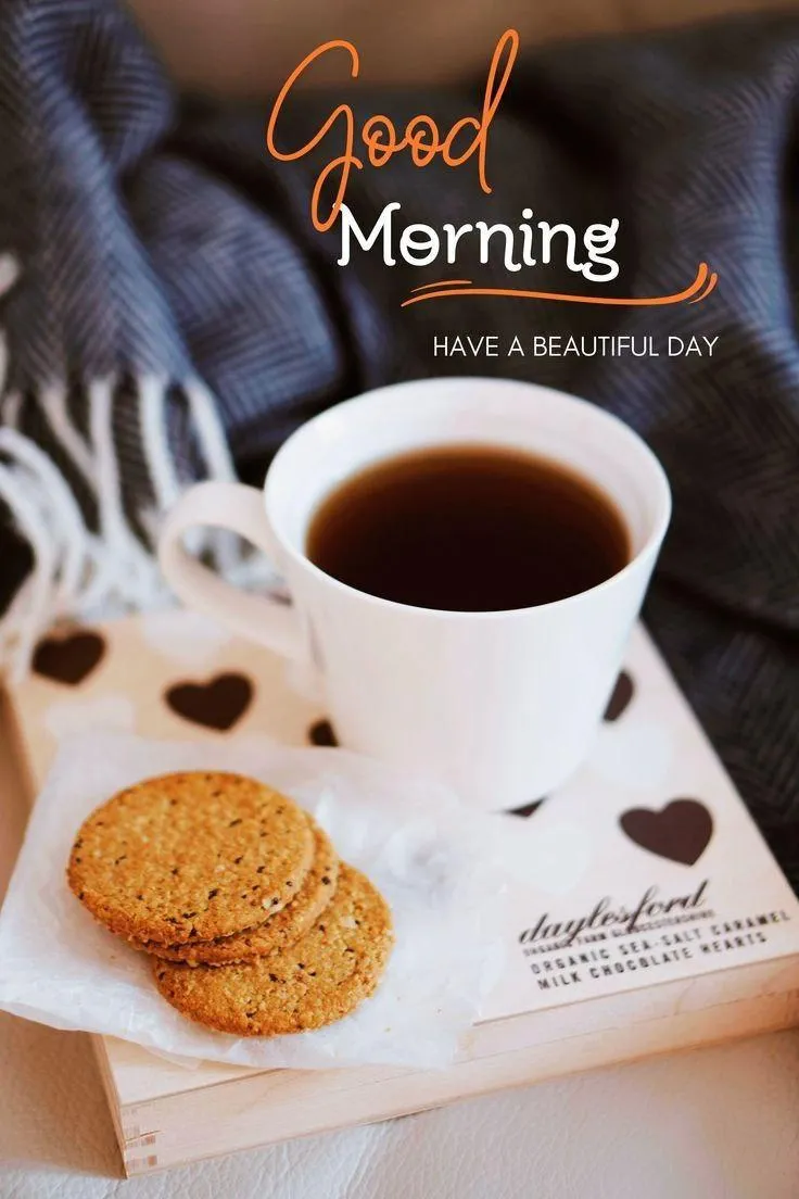 Cozy Morning with Coffee and Cookies to Start Your Day